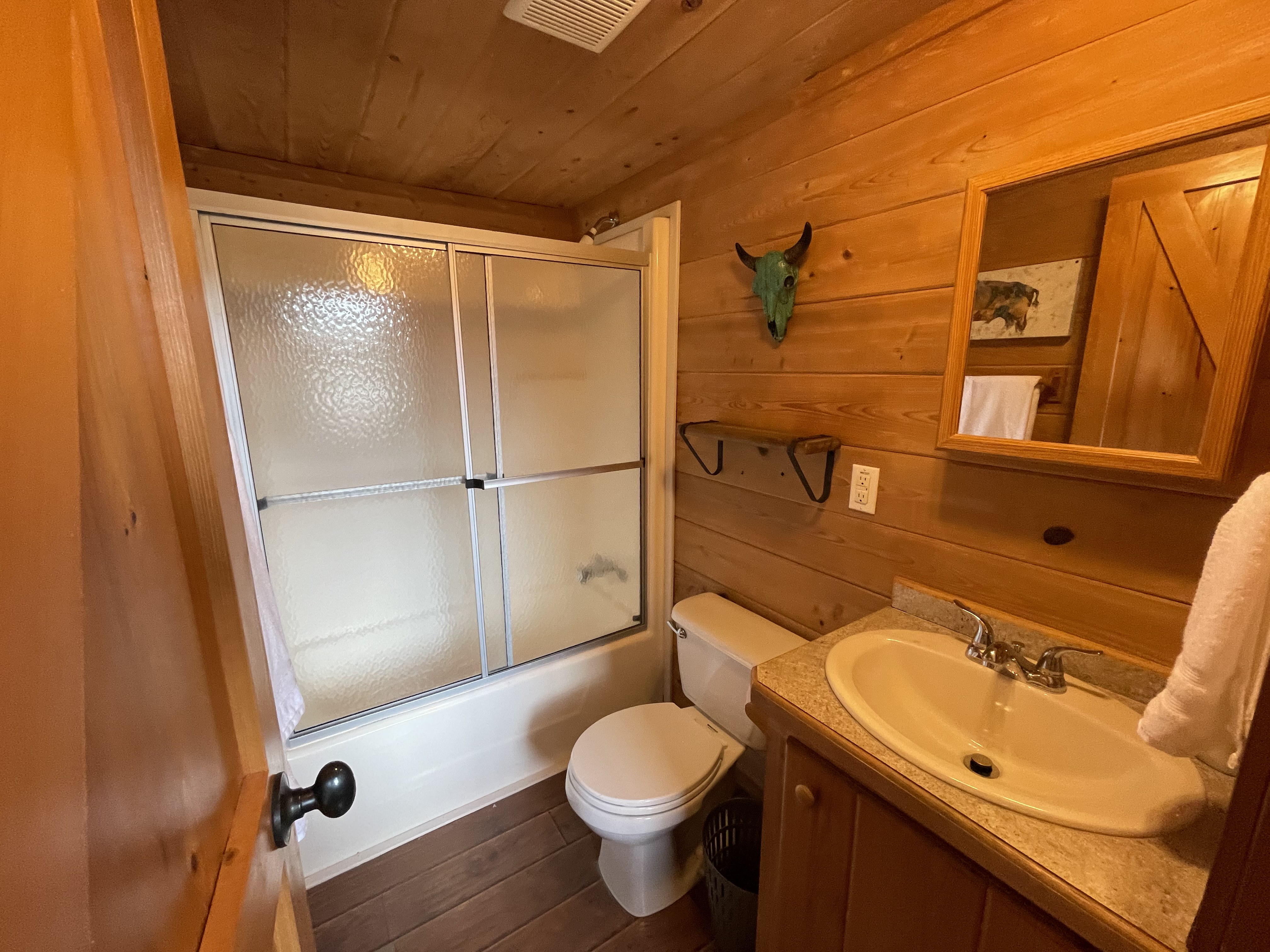 Deluxe Cabin Bathroom