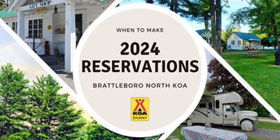 2024 Reservations at Brattleboro North KOA