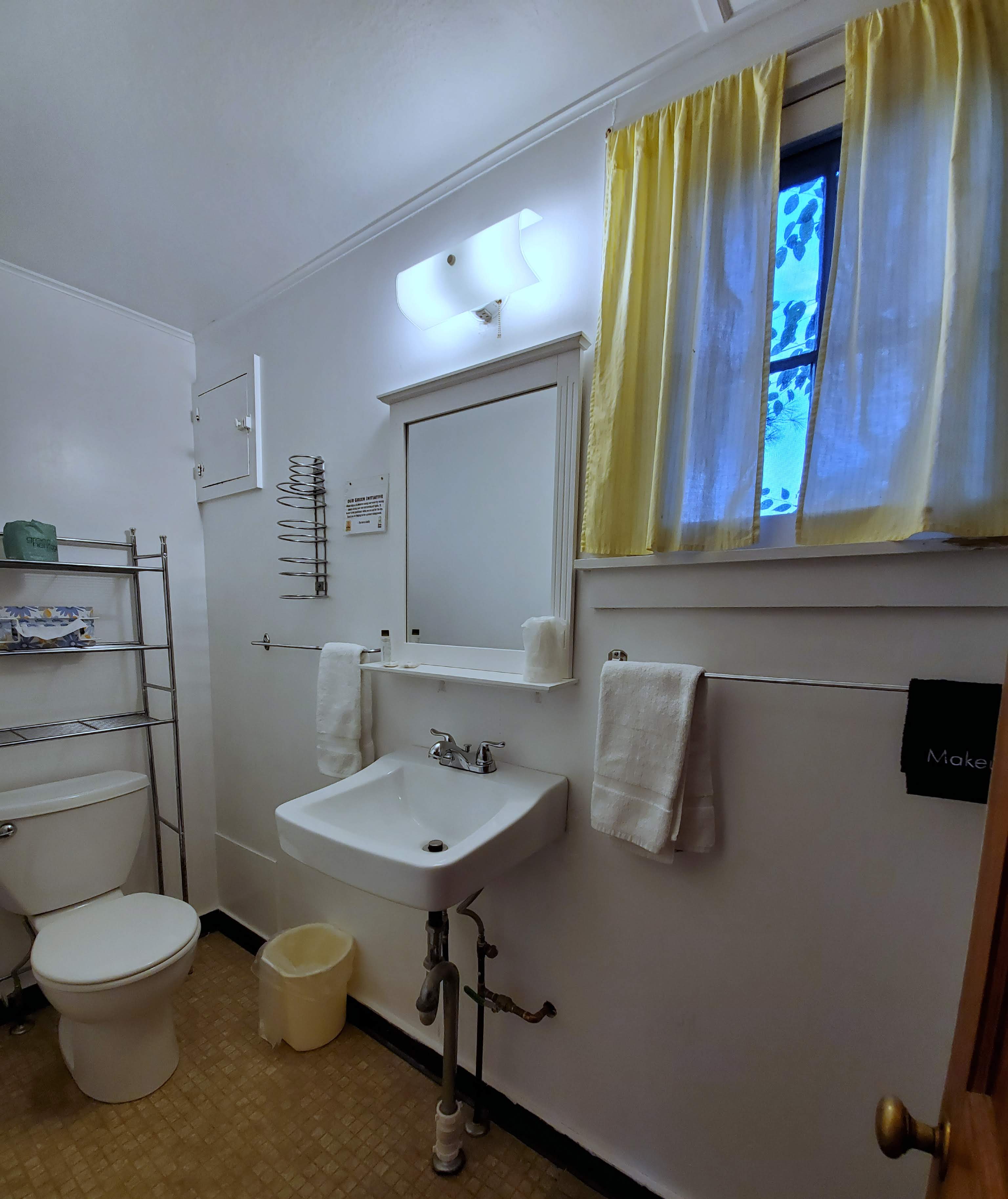 Bathroom inside cottages