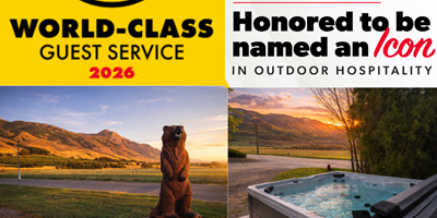 Brigham City KOA Earns 2026 Icon Award &amp; Elevates Camping