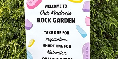 Painted Rock Wishing Well