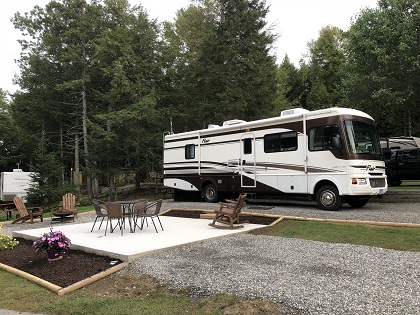 Orland, Maine RV Camping Sites Bucksport / Fort Knox KOA Holiday