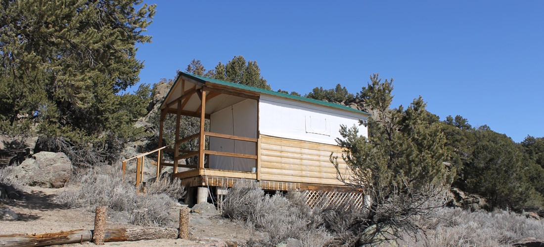 Tent cabin (sleeps 2)