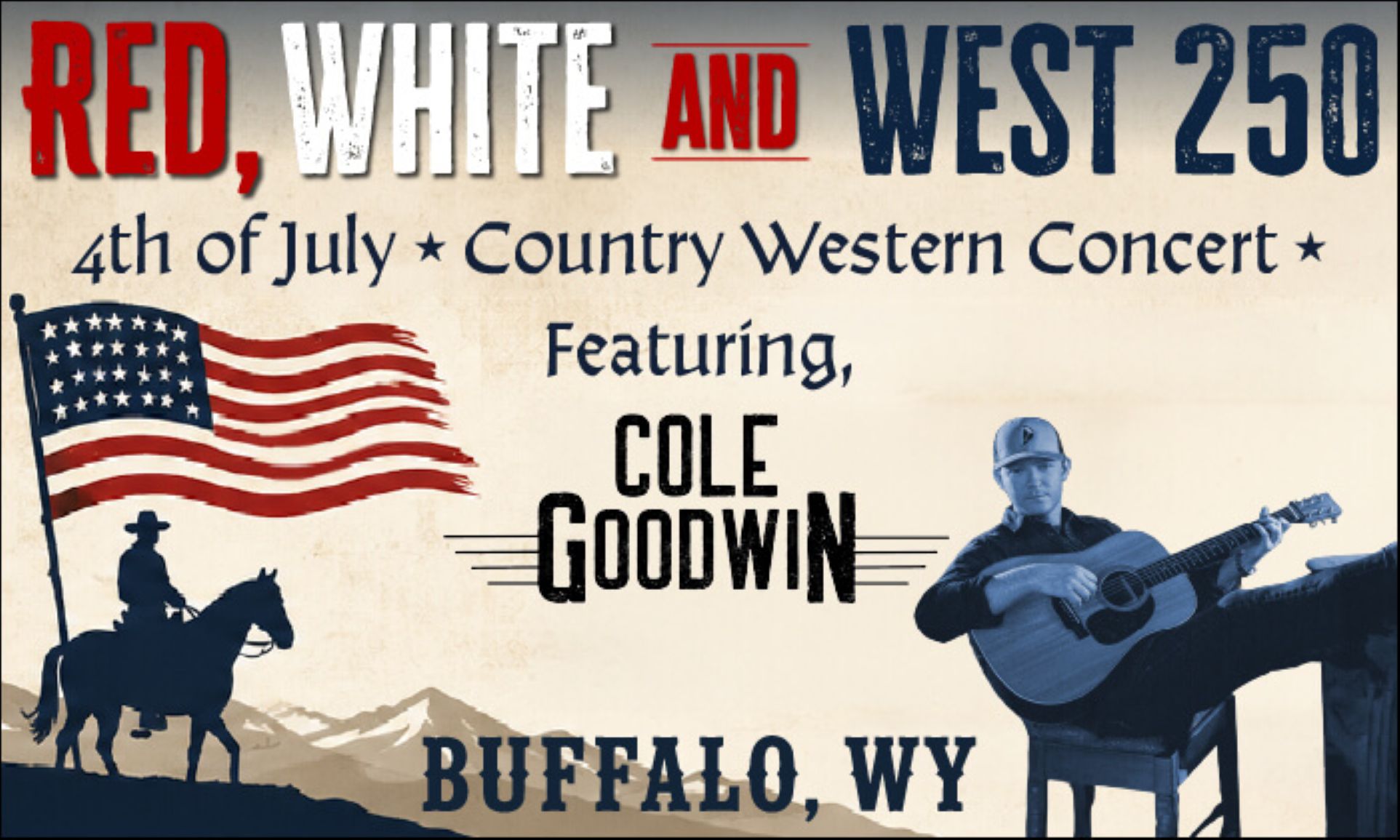 Red, White, and West - Celebrate 4th of July In Buffalo Photo