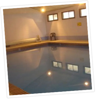 Indoor pool & hot tub