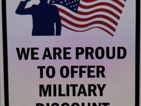 Military Discount Photo