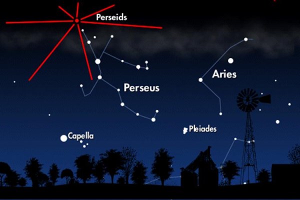 Perseid Meteor Shower Photo