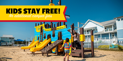 Kids Stay Free at Cape Hatteras / Outer Banks KOA Resort