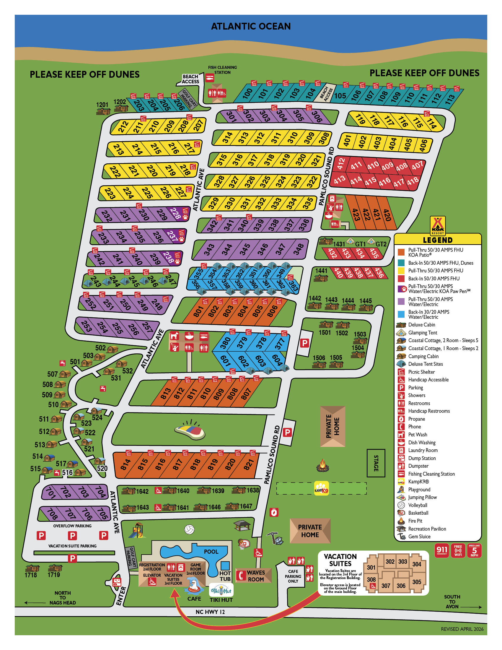 Campground Site Map