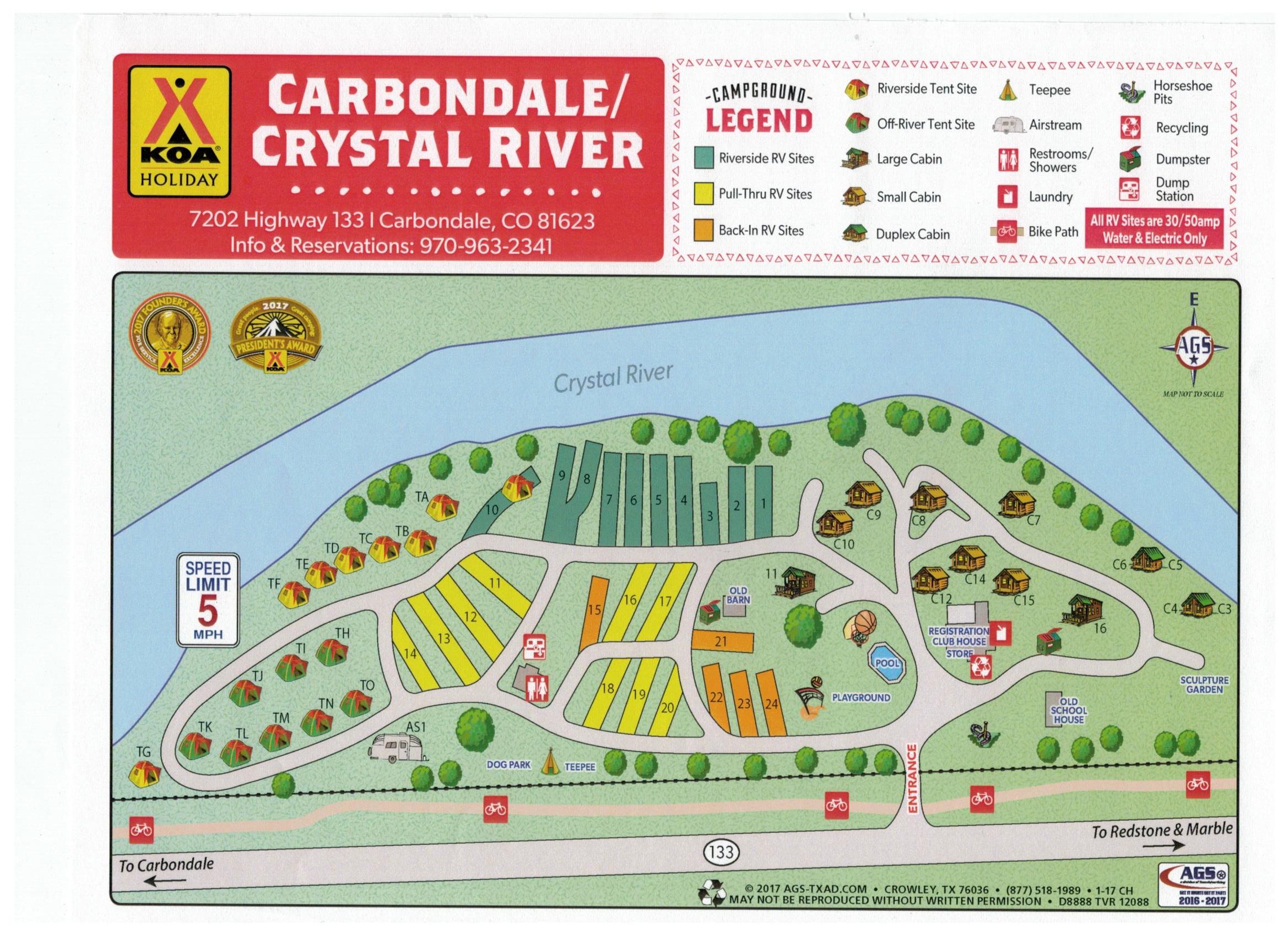 Campground Site Map