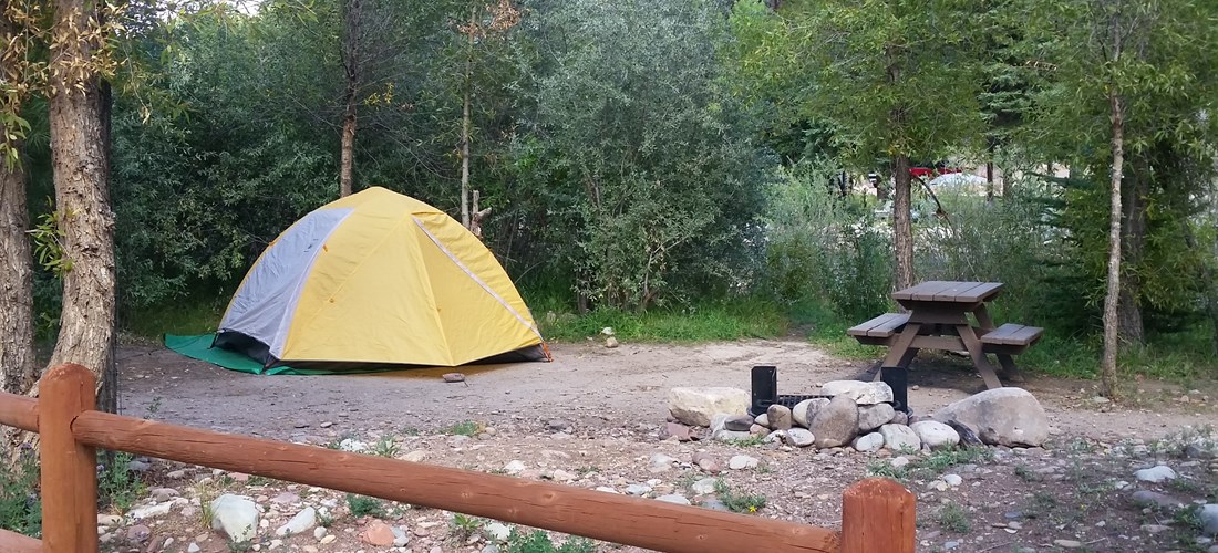 Small River Tent site