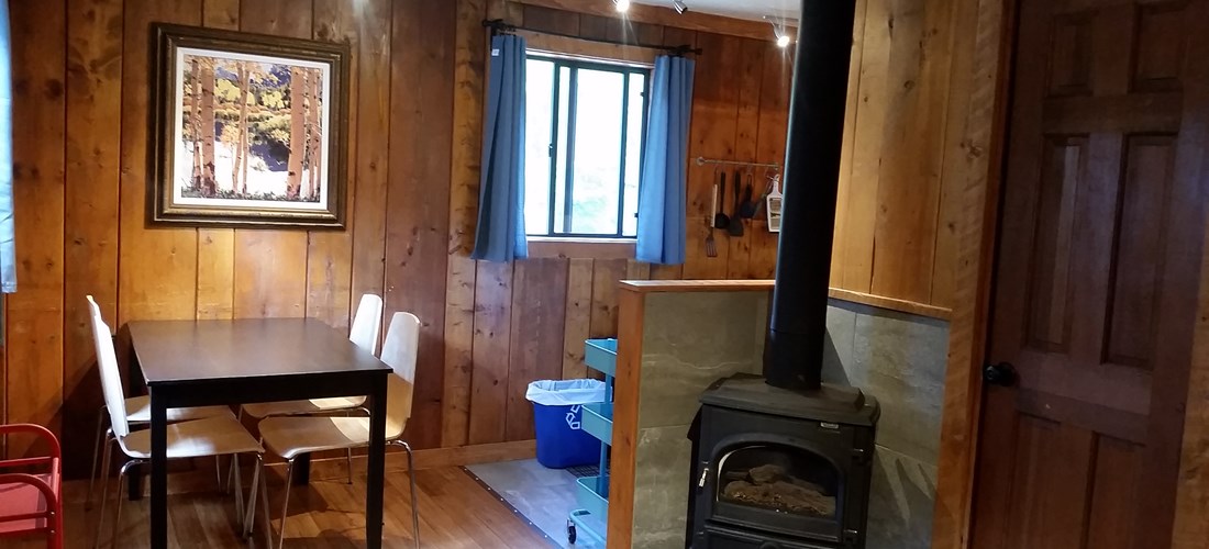 Dining area off of your fully stocked kitchen