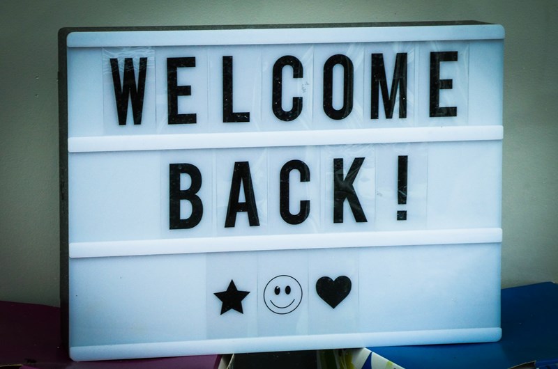 Welcome Back Photo