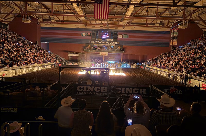 College National Finals Rodeo Photo