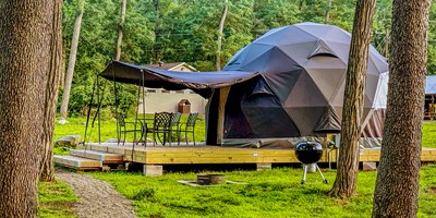 Stargazing in Style: The Geodomes at Gilboa KOA