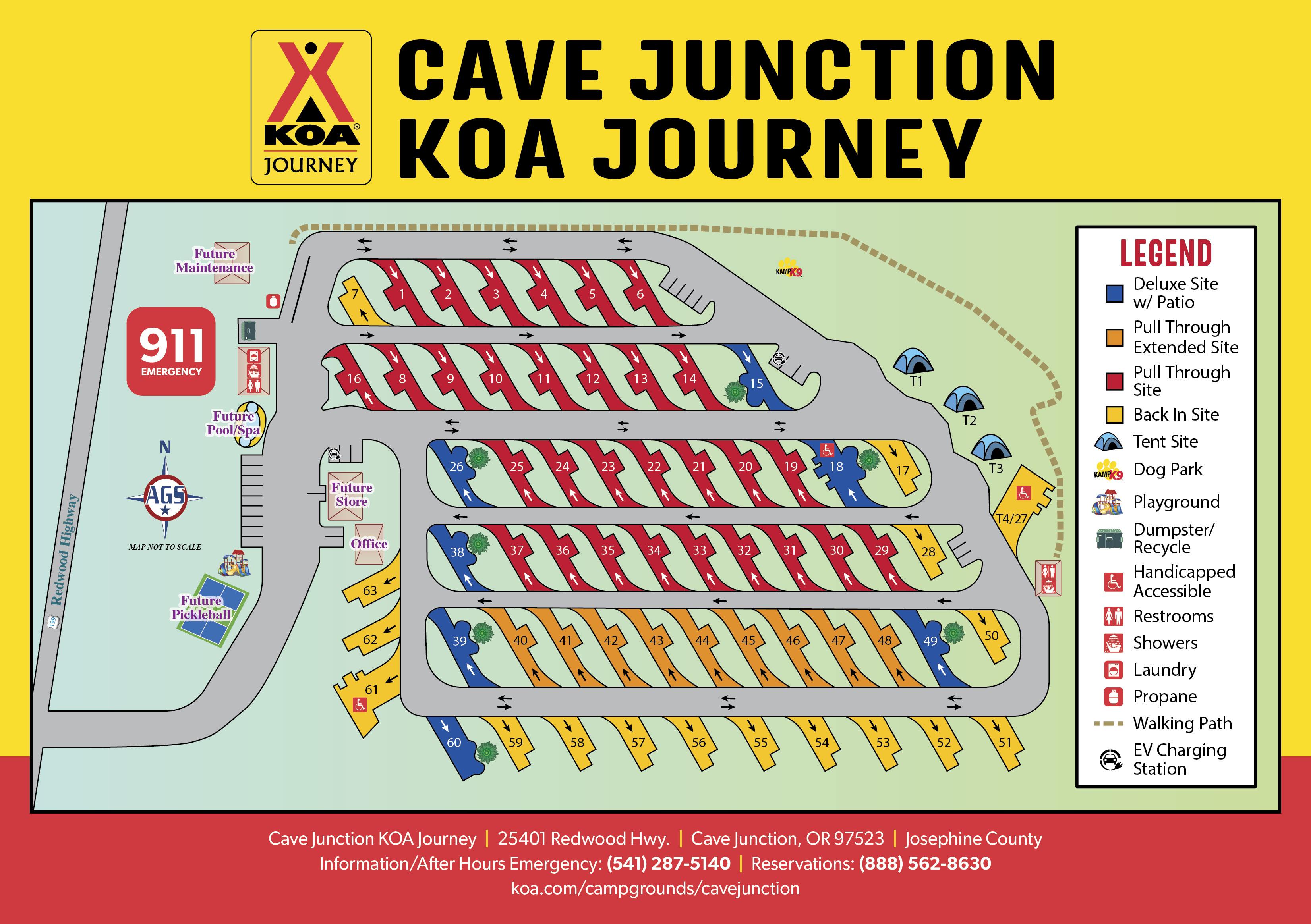 Campground Site Map