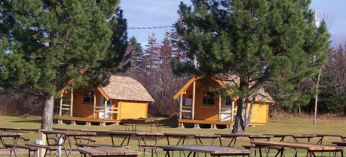 Exterior of camping cabins 31 & 32.