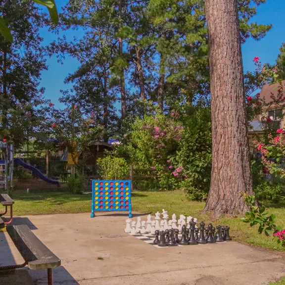 Outdoor Chess and Connect Four