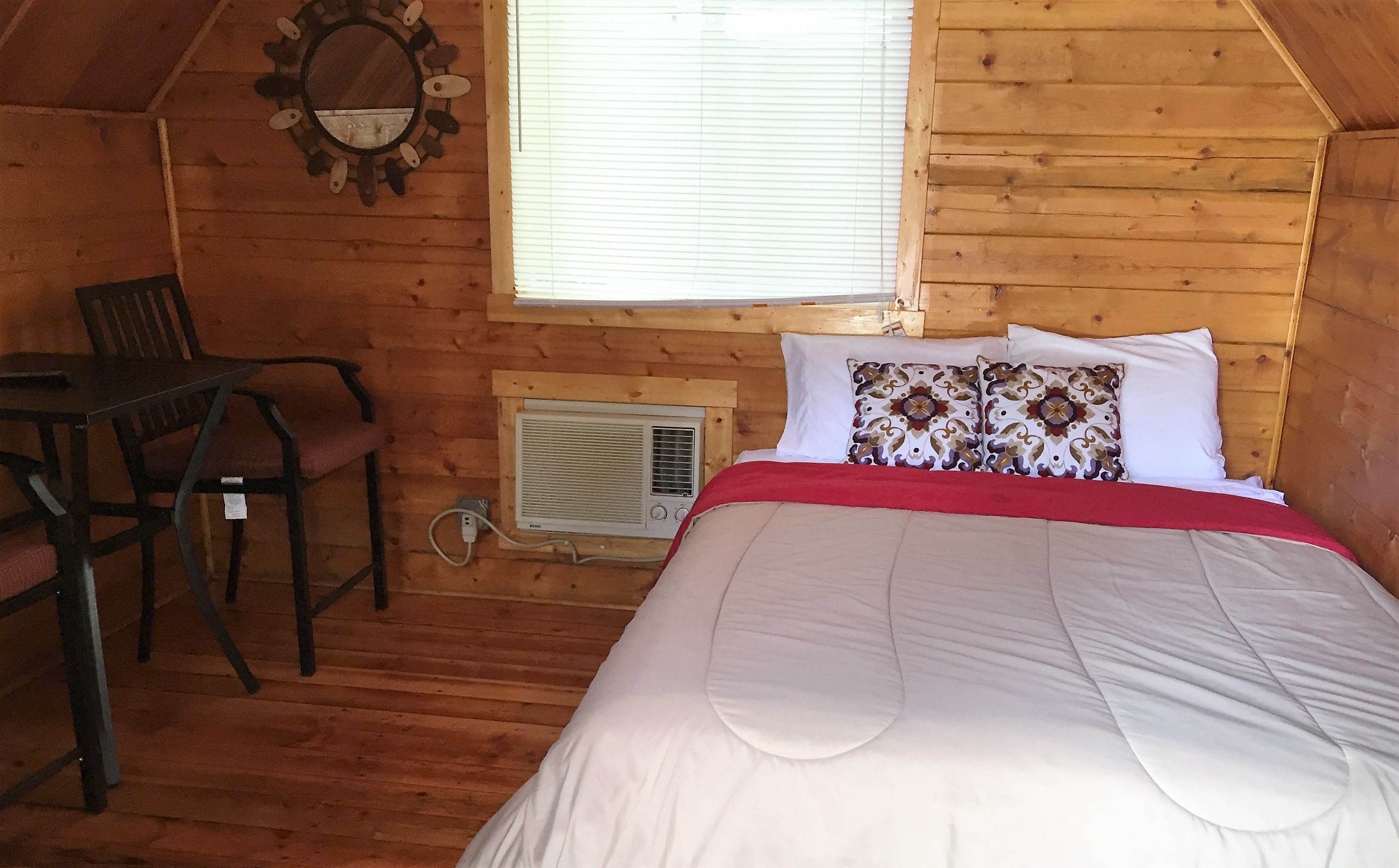 Inside Couple's Cabin Bed