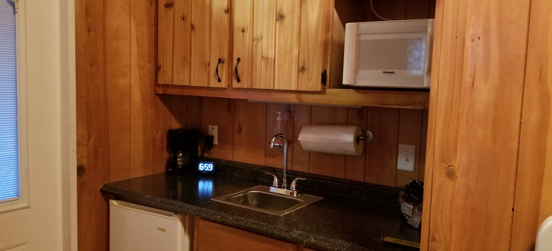 Deluxe cabin kitchen sink