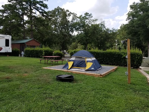 Tent site