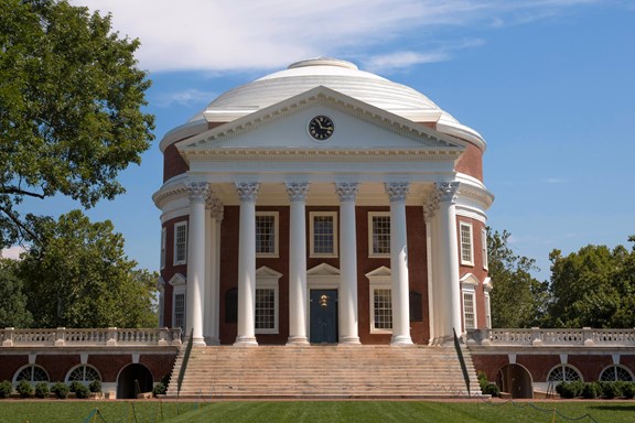 University Of Virginia Rotunda & Central Grounds