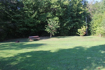 Primitive Tent Site in Camping Village