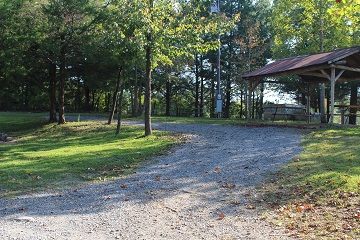 Front of Park Primitive Tenting area