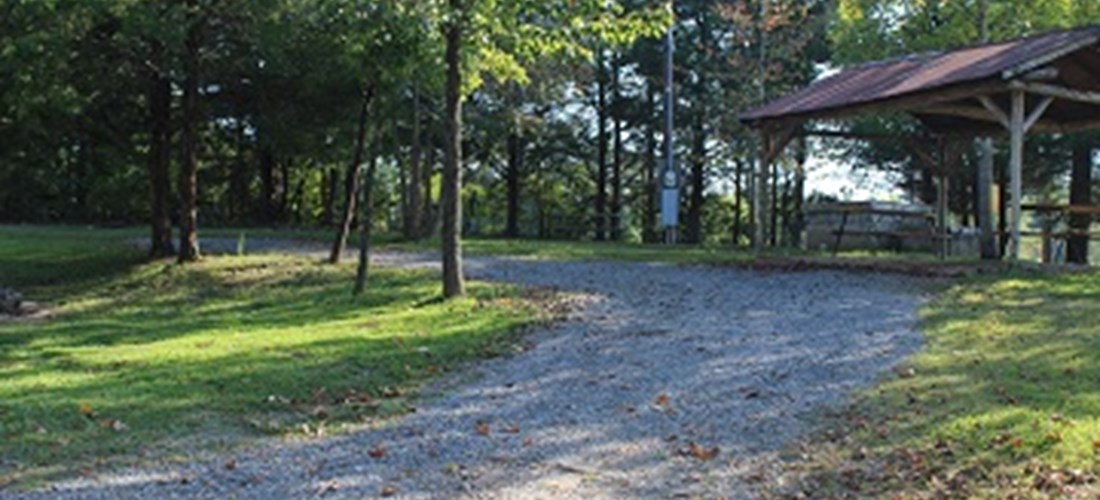 Front of Park Primitive Tenting area
