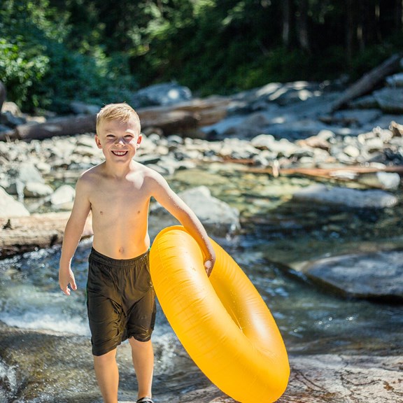 Tubing on the River