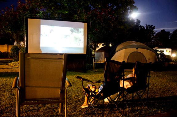 Movie under the stars