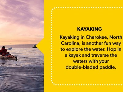 Kayaking in Cherokee, North Carolina