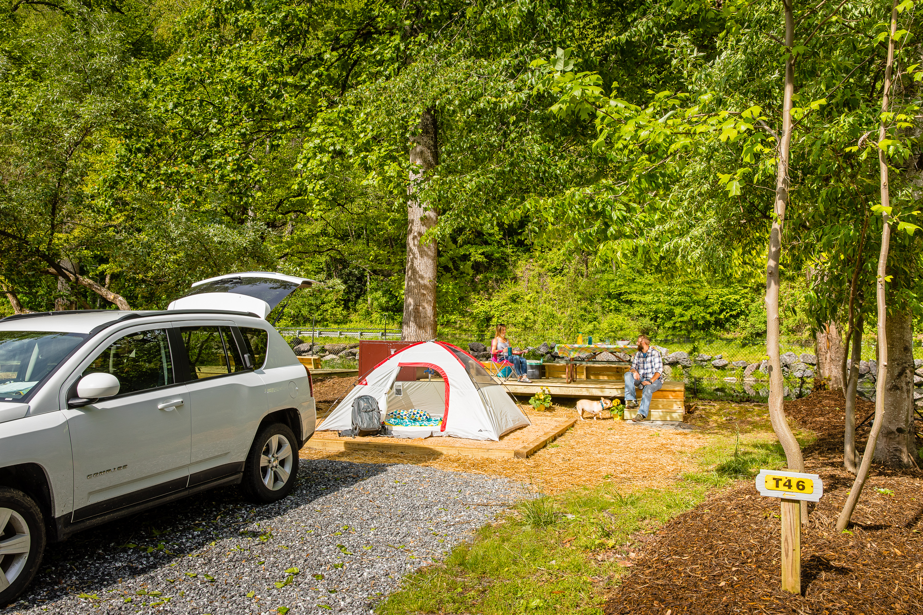 Tent Camping in Cherokee, NC and The Great Smoky Mountains KOA