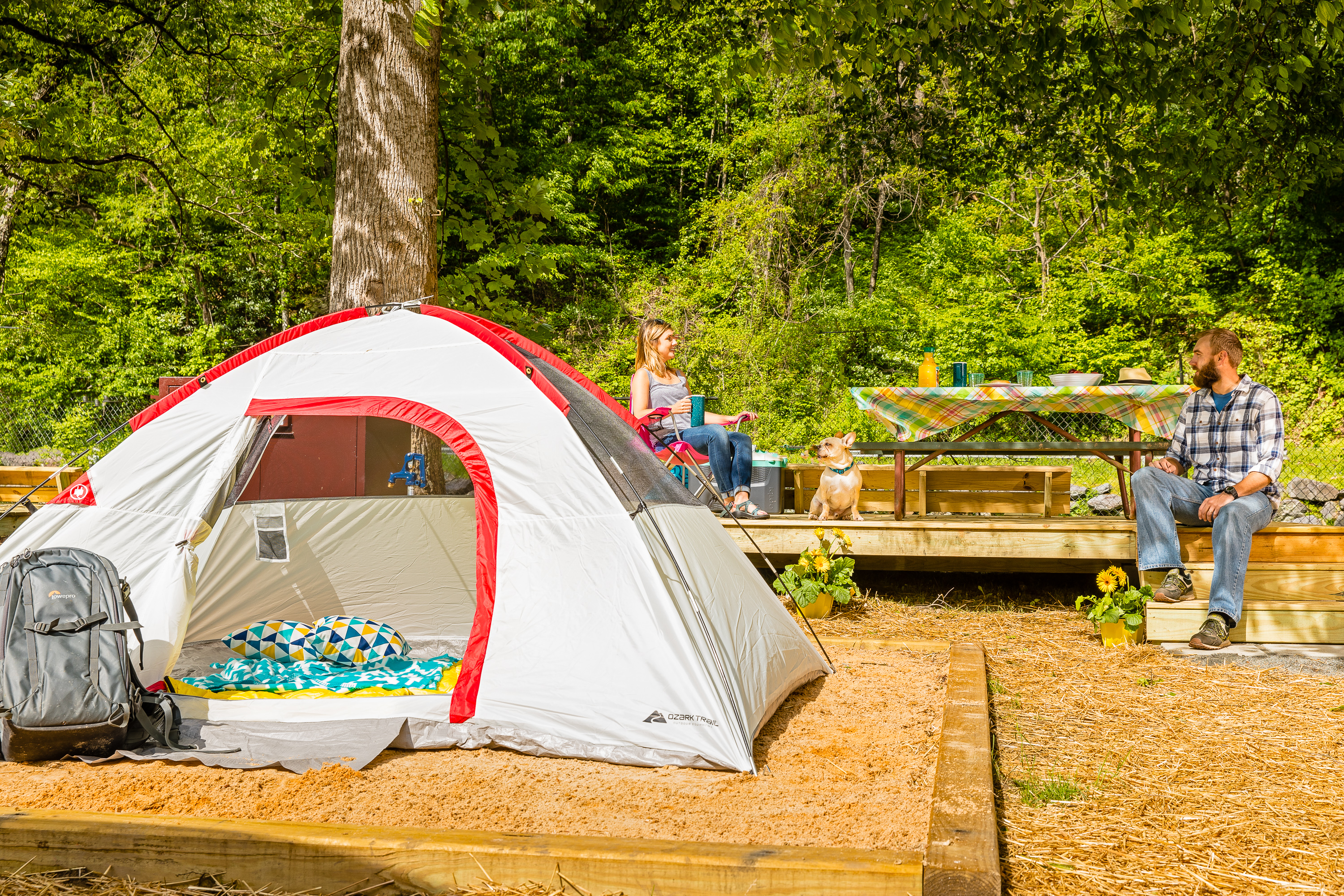 Tent Camping in Cherokee, NC and The Great Smoky Mountains KOA
