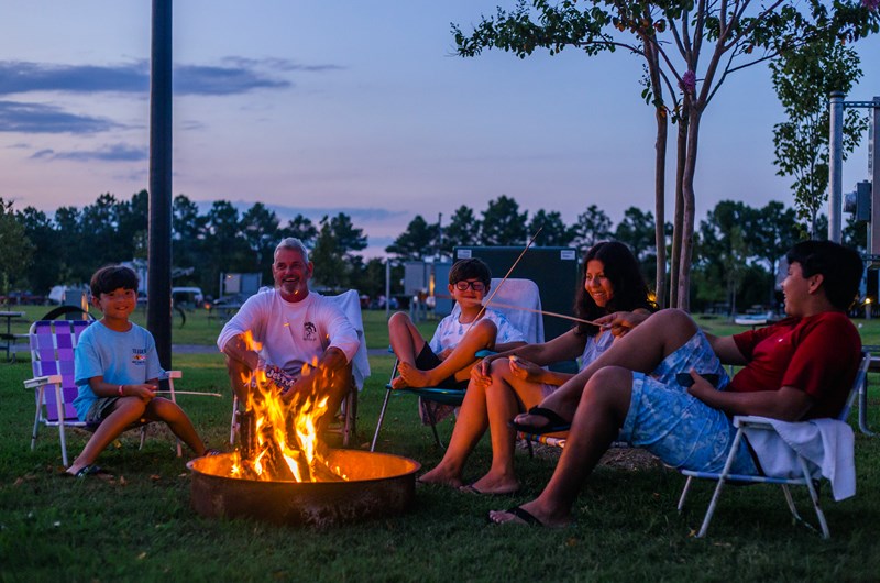 Fall Camping Weekend Photo