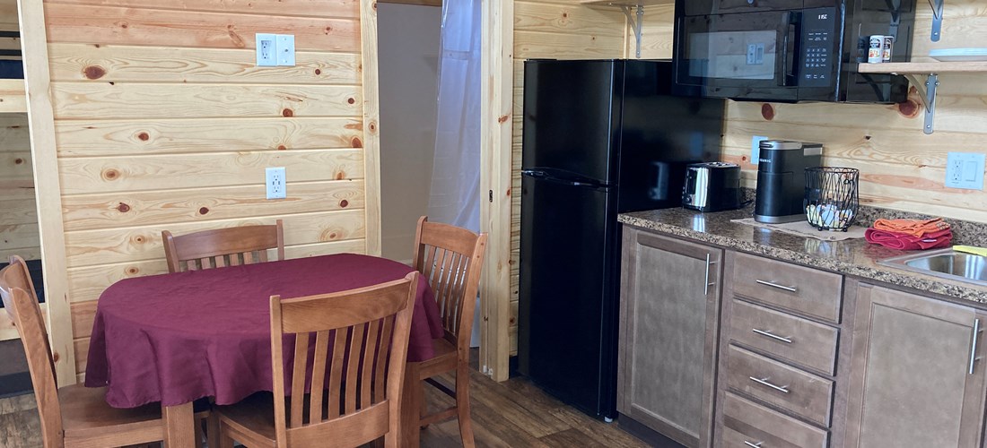 Partial Kitchen, Dining Deluxe Cabin
