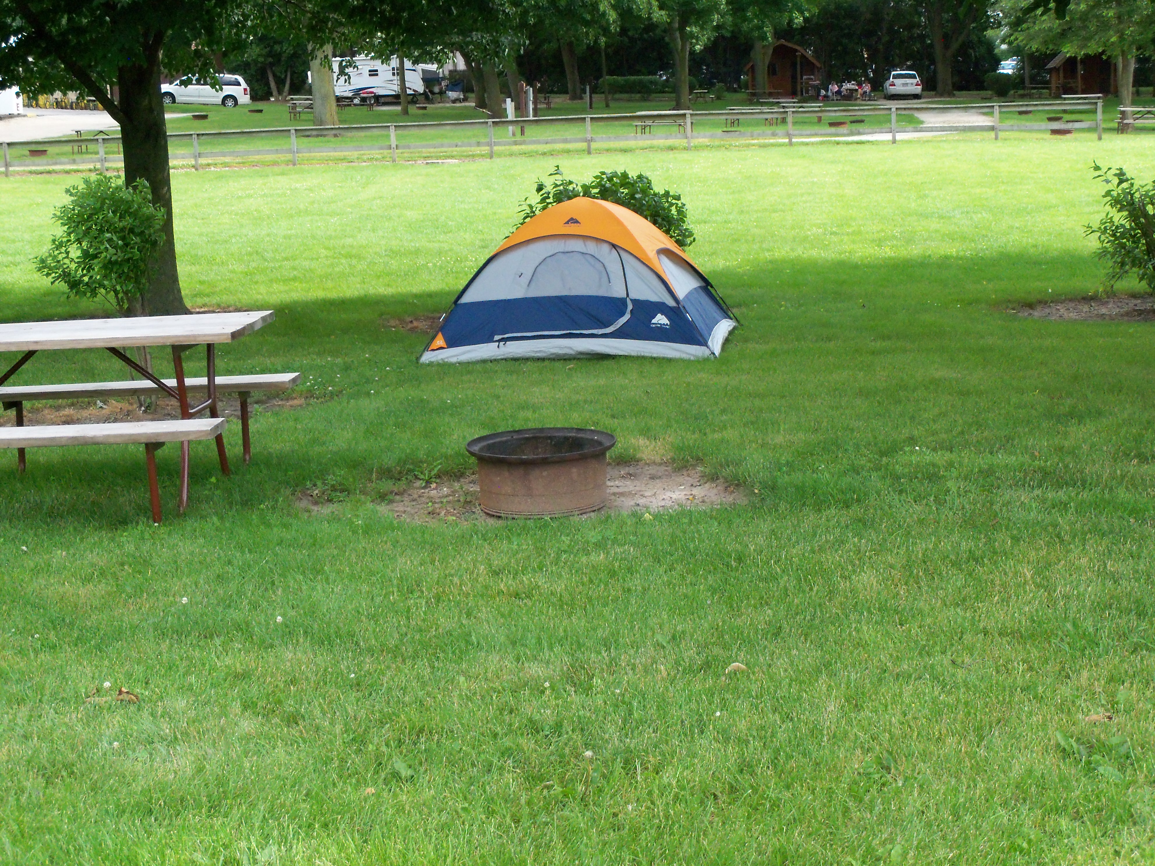 Union, Illinois Tent Camping Sites Chicago Northwest KOA Holiday