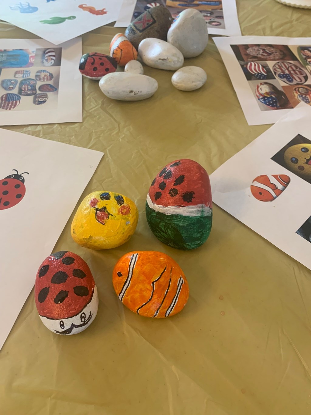 Rock Painting Art Class