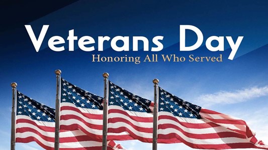 Veteran's Day Weekend
