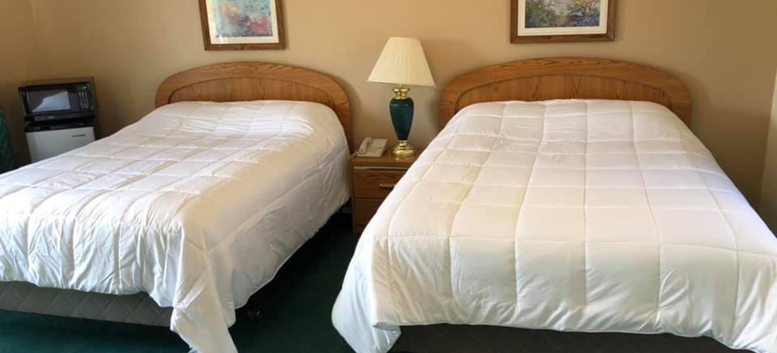 Two queen bed near the pool
