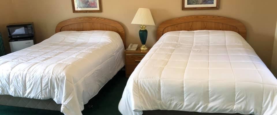 Two queen bed near the pool