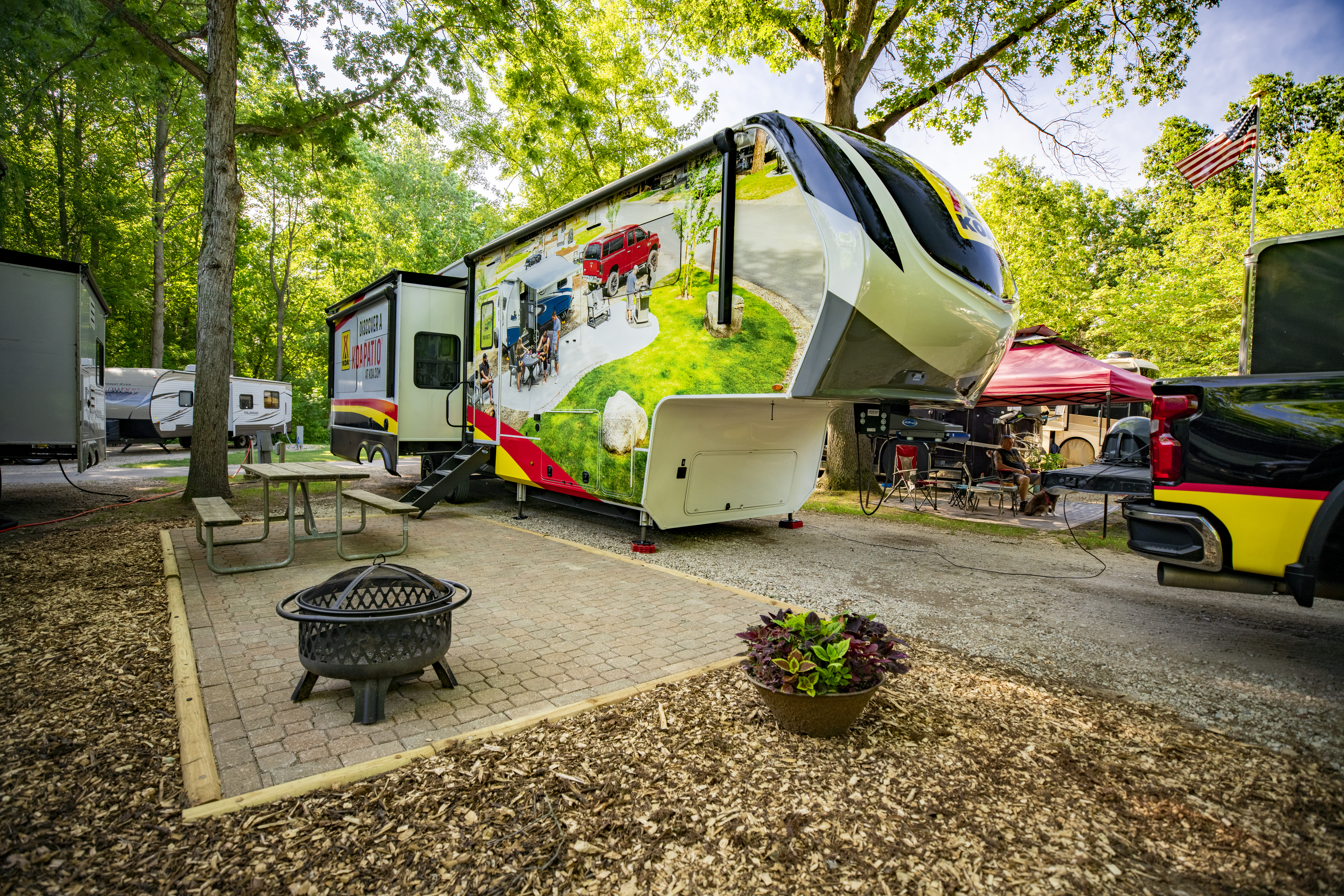 Benton Harbor, Michigan RV Camping Sites Coloma / St. Joseph KOA Holiday