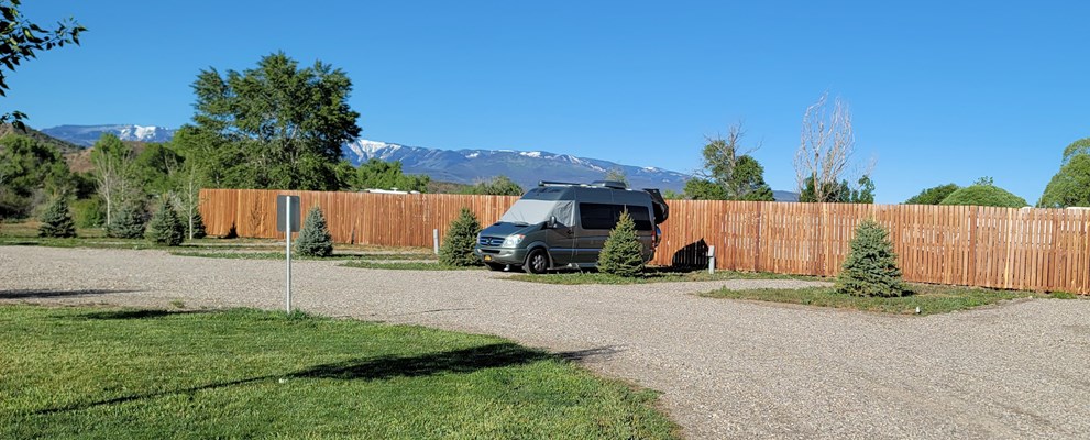 Electric only car/van camping sites