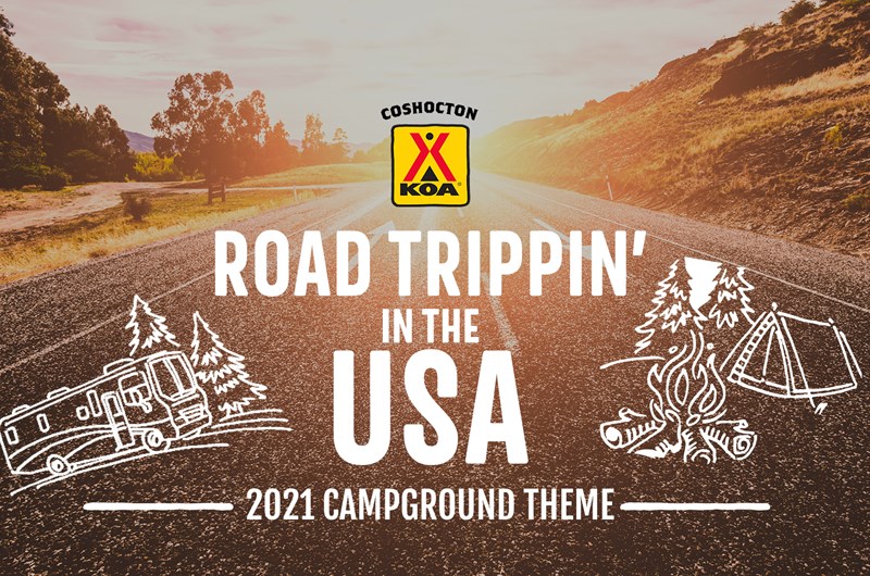 Road Trippin' in the USA - 2021 Campground Theme Photo