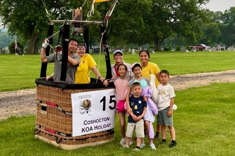 Hot Air Balloon Weekend Photo