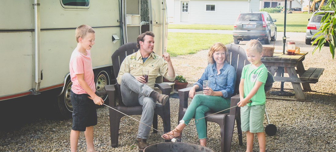 Your family will enjoy the RV camping experience when you book a weekend in the Argosy.