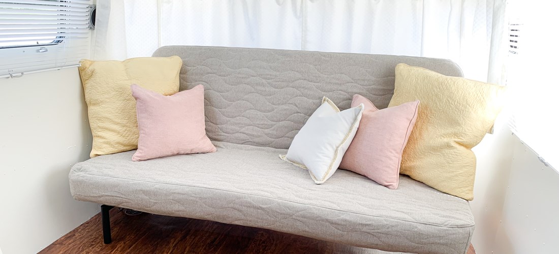 Argosy 30 couch. It can be converted into a bed.