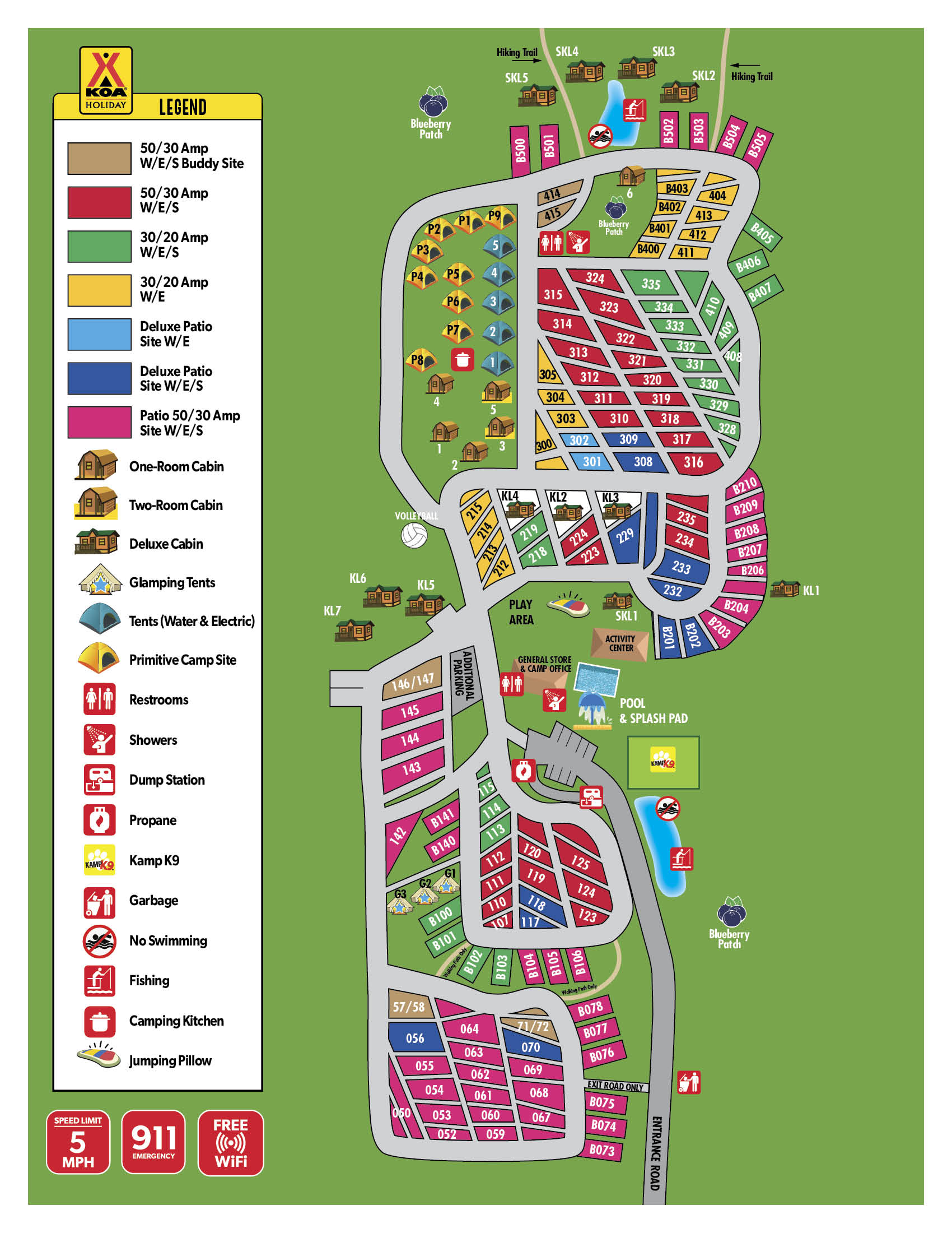 Coloma Koa Campground Site Map South Haven, Michigan Rv Park & Campground Map | Koa Holiday