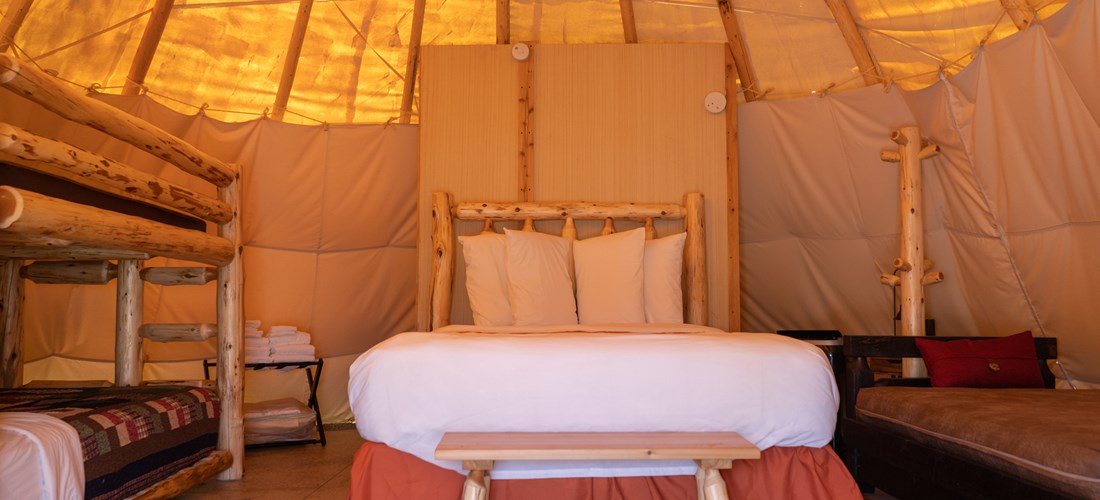 Inside Teepee