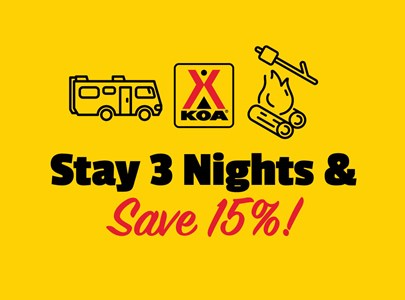 Stay 3 Nights & Save 15%